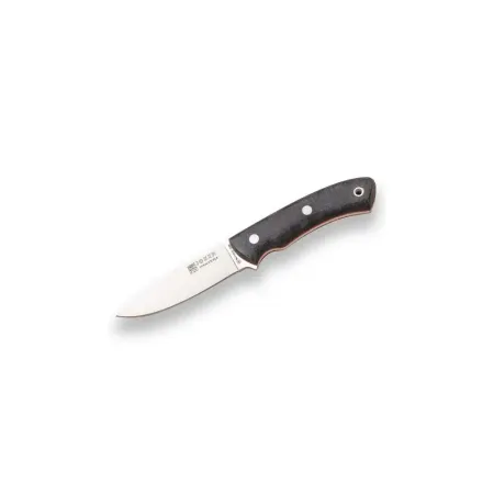 Joker Pantera jaktkniv 9,8 cm – lätt flåkniv i svart jute-micarta