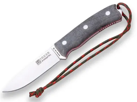 Joker Bushcrafter vildmarkskniv 10,5 cm – Böhler N695 & grönt micartaskaft