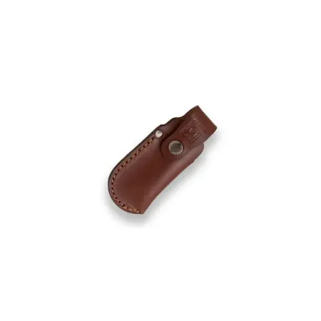 Joker knivfodral FB15 i brunt läder 11,5 cm – bältesfodral för fällkniv
