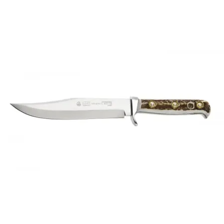 PUMA Bowie kniv 16,6 cm – äkta hjorthorn, 1.4125-stål, Made in Solingen