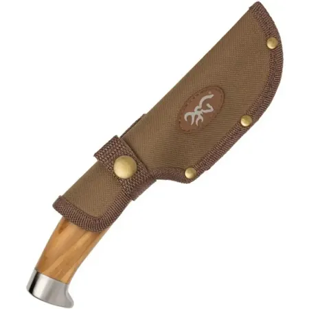 Browning Skinner Wood flåkniv 9,5 cm – trähandtag och full tang