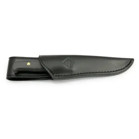 PUMA SGB Hunter's Pal jaktkniv 10 cm – fast blad i 1.4116, svart G10-handtag & läderslida