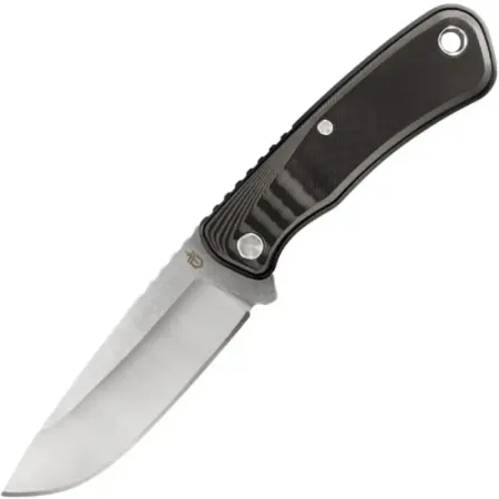 Gerber Downwind Drop Point grå – jaktkniv 11,5 cm med G10-handtag