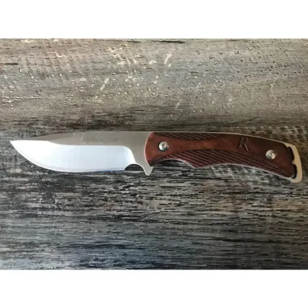 Remington jaktkniv 9 cm – full tang & trähandtag, 19,5 cm