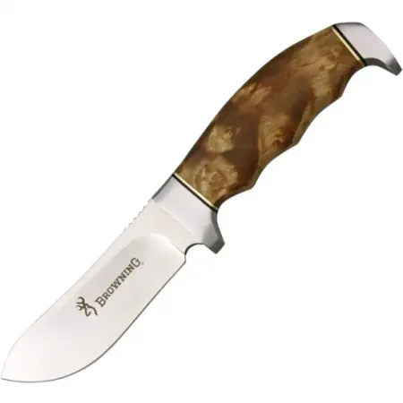 Browning Skinner flåkniv 9,5 cm – masurträ med fingergrepp