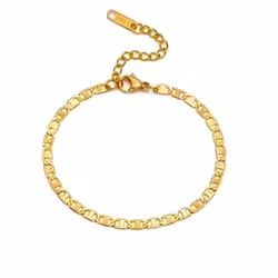 Guldarmband i rostfritt stål 3.2 mm