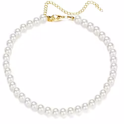 Elegant pärlchoker med fyllig känsla