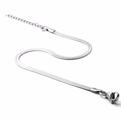 Silverarmband i stål 17–23 cm