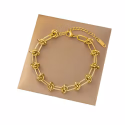 Armband med knutlänkar