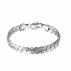 Armband i rostfritt stål 8 mm