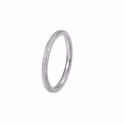 Smal ring med sandblästrad finish