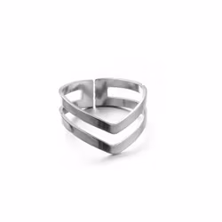 Bred V-ring i rostfritt stål
