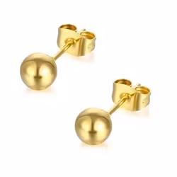 Guldiga kulörhängen 4 mm