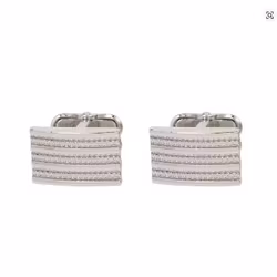 Manschettknappar silverfärgade