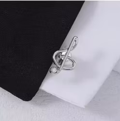 Manschettknappar med G-klav