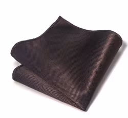 Mörkbrun näsduk med mjuk struktur