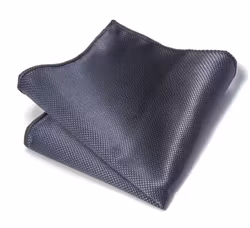 Mörkgrå näsduk med struktur