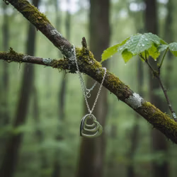 Halsband Hjärtan – Silver & Rostfritt