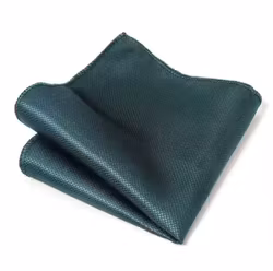 Mörkgrön näsduk i enfärgat utförande