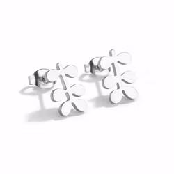 Örhängen Dam Blomma Silver 11 mm