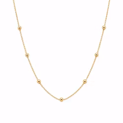Halsband dam guld kulor kedja