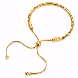 Armband dam guld kedja justerbar