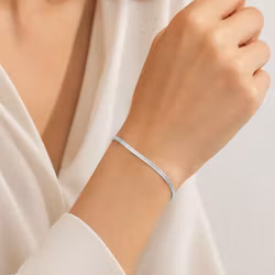 Elegant armband ormkedja i silverfärgat stål
