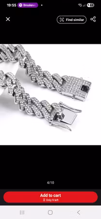 Cuban handband 15mm 18cm