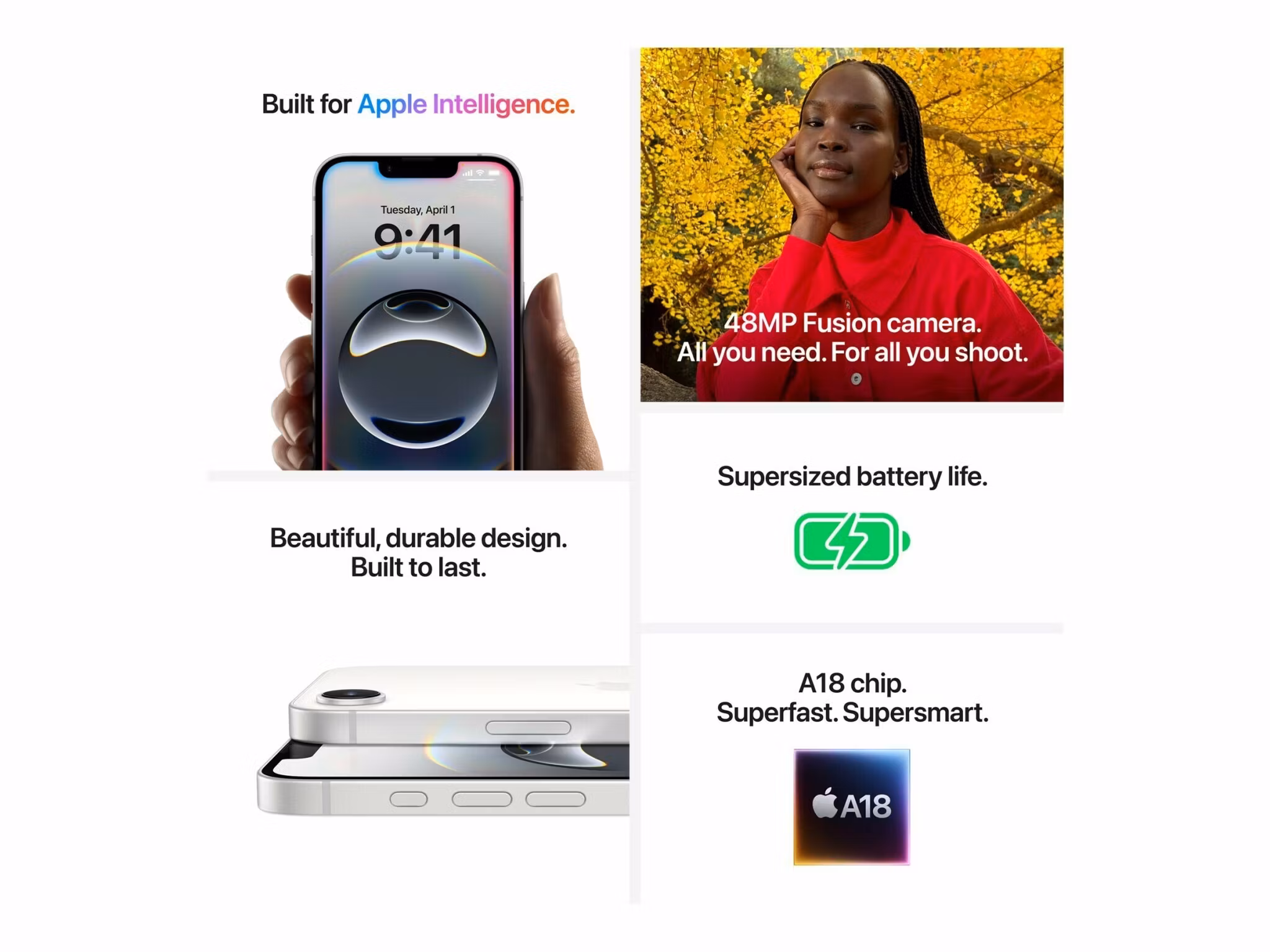 Apple iPhone 16e 128GB Svart