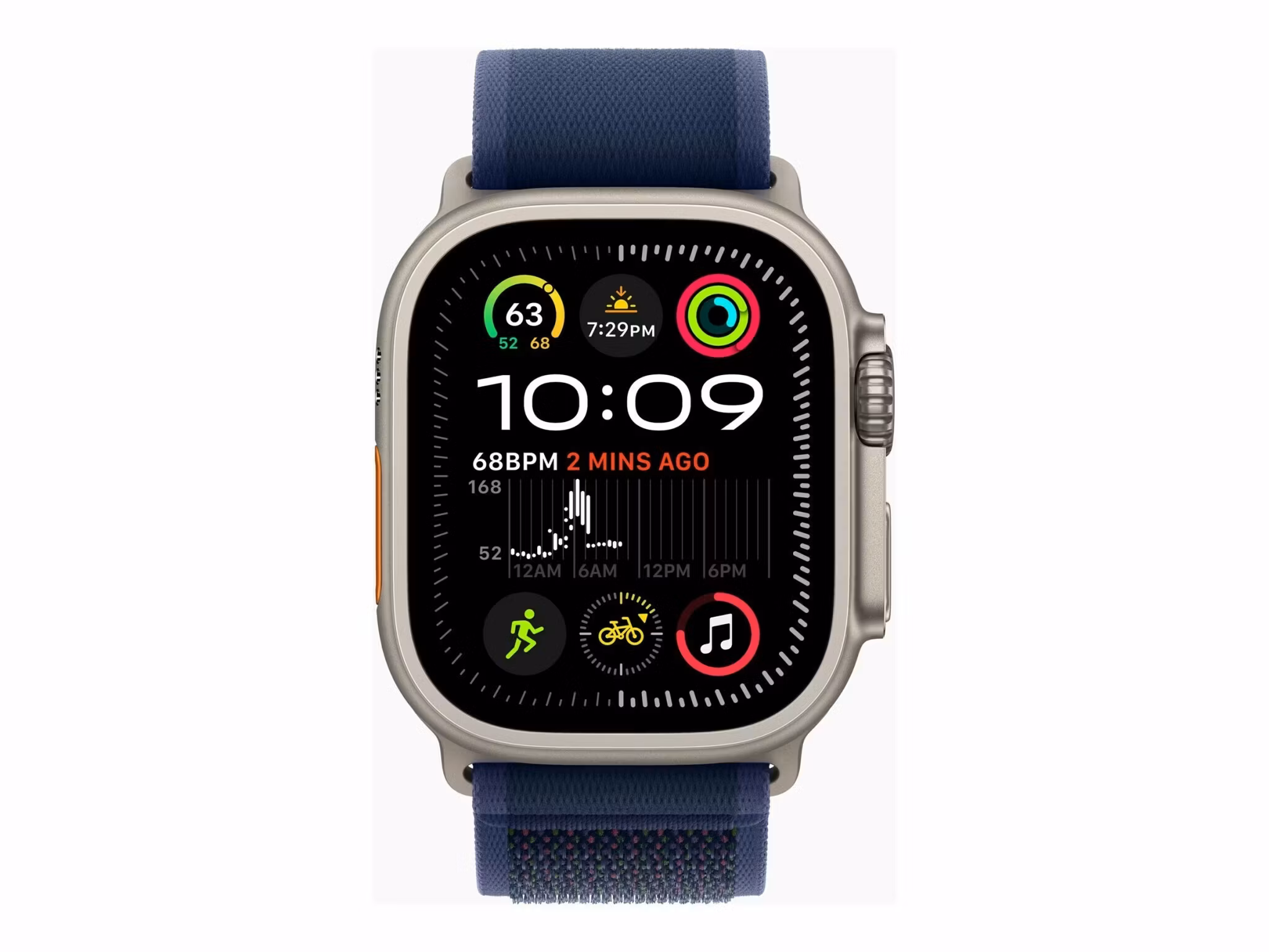 Apple Watch Ultra 2, 49 mm, Blå/Grå Smartklocka