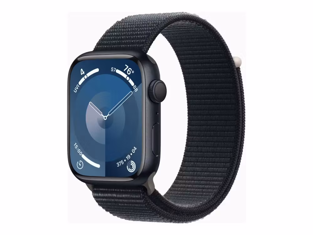 Apple Watch Series 9 (GPS) 45 mm Svart