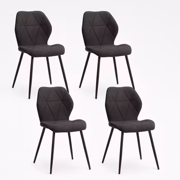 Linea | 4 matstolar i linnetyg