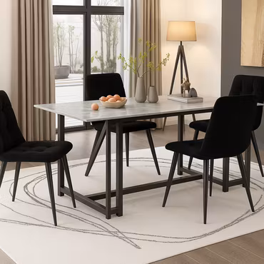Classic Velvet | 4 matstolar i sammet