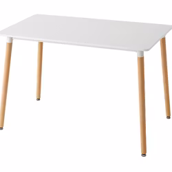 Nova | Rektangulärt matbord 110 cm i vitt