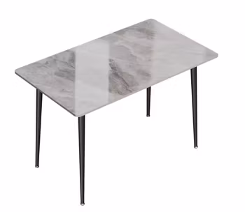 Glaze | Rektangulärt högglans matbord 120x70