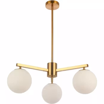 Stella | taklampa i vitt med 3 ljuskällor – 60x75 cm