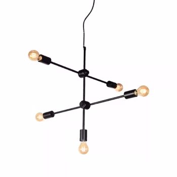 Stilo | taklampa i svart – 70x70x70 cm