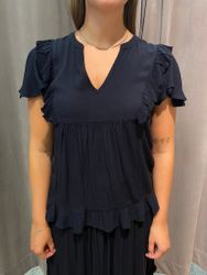 Svart T-shirt topp