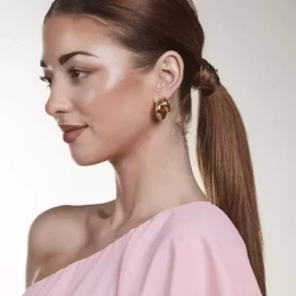 Örhängen Ivy Hoop Guld