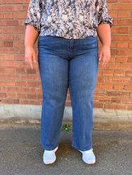 Blå regular fit jeans