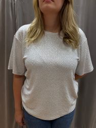Ljus glittrande T-shirt
