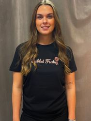 Svart/glitter Bubbelfredag T-shirt