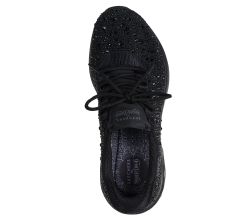 Svarta strass sneakers Snoop Dogg
