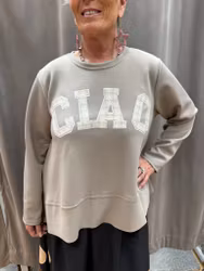 Taupe Ciao sweatshirt