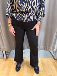 Svarta flared jeans 30-längd
