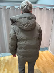 Taupe vadderad jacka