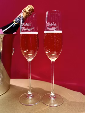 Bubbelfredag-glas 2-pack
