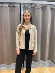 Beige skjortjacka/overshirt