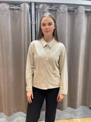 Beige skjortjacka/overshirt