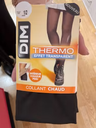 Thermo transparent effekt strumpbyxa